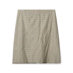 Barney's New York Plaid Skirt Suit
