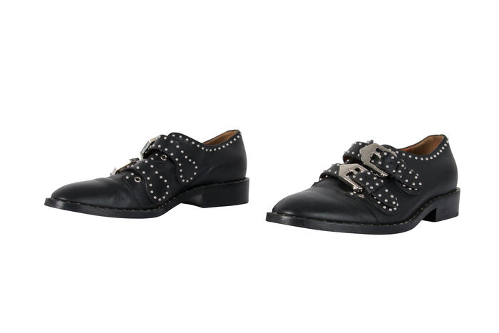 Givenchy Elegant Studded Double Monk Oxford