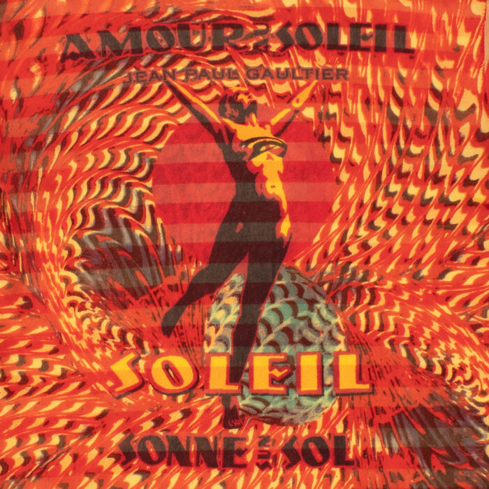 Jean Paul Gaultier Soleil Striped Mesh Shirt