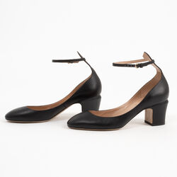 Valentino Mary Jane Pumps with Ankle Strap