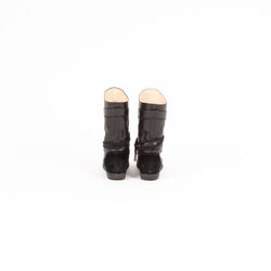 Chanel Perforated Leather Boots