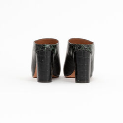 Givenchy Snakeskin Patterned Leather Mules