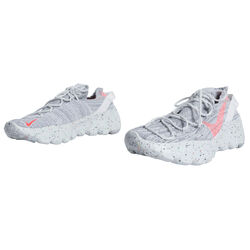 Nike Women's Space Hippie 04 Sneaker in Summer White/Hyper Crimson