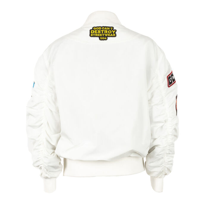 GCDS White Patches Bomber Jacket