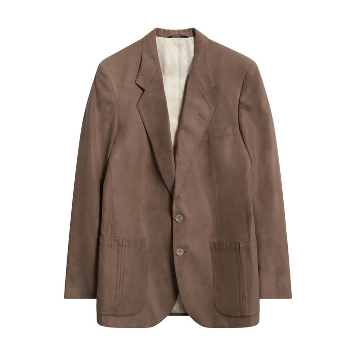Vintage Suede Suit Jacket
