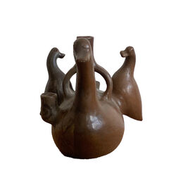 Moche Culture Ceramic Bird Vessel