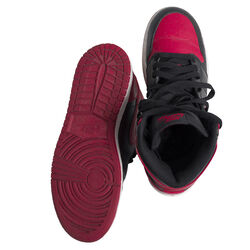 Nike Air Jordan 1 Mid Basketball Shoes - Red/Black
