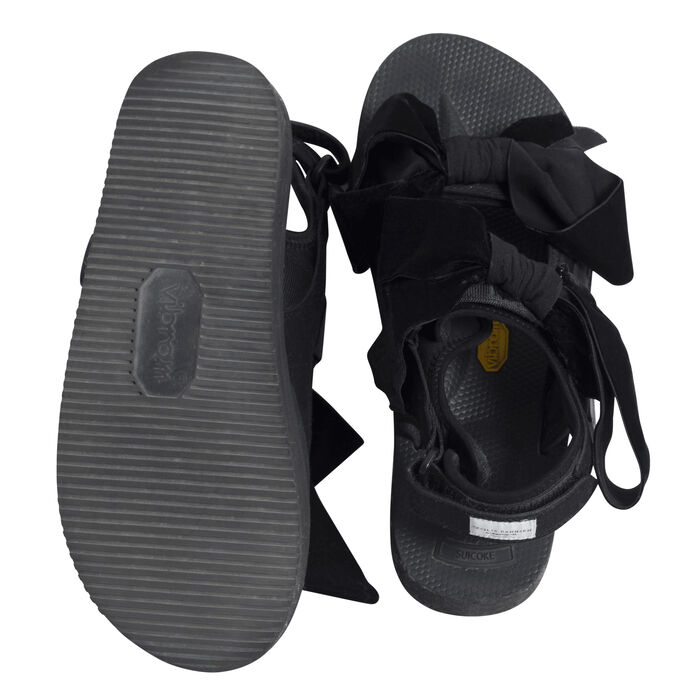 Cecile Bahnsen Velvet Sandals