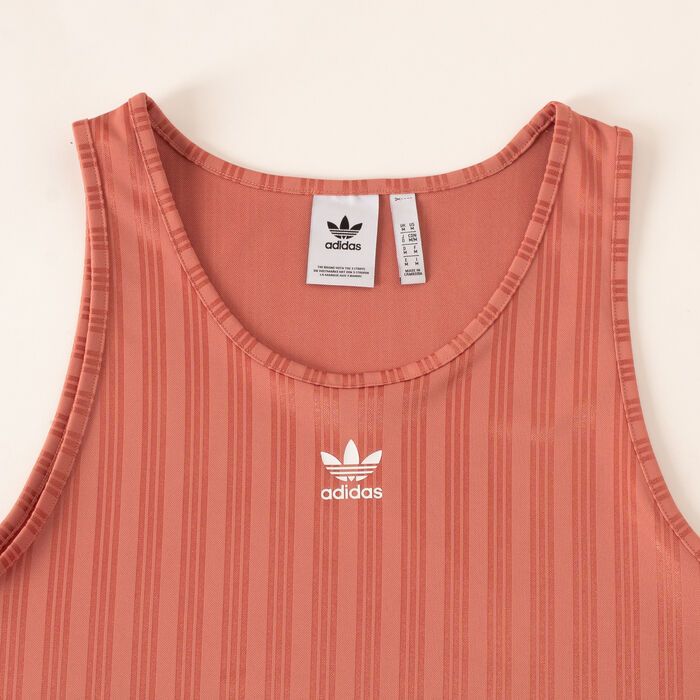 Adidas Adicolor Soccer Tank In Salmon