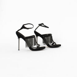 Brian Atwood Moultrie Fringe Sandals