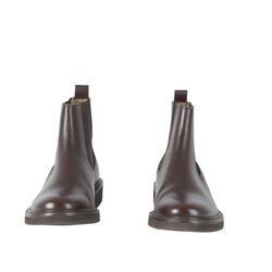 A.P.C. Dark Brown Chelsea Boots