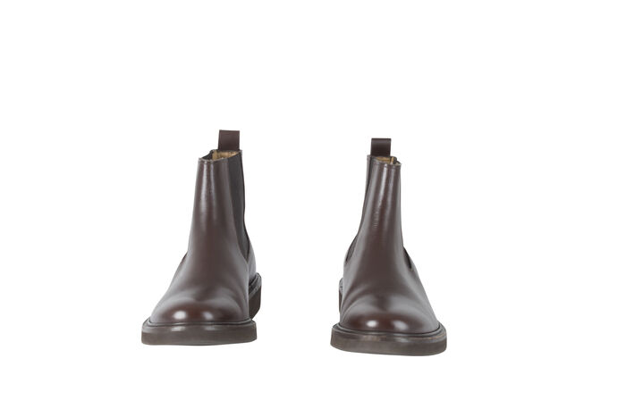 A.P.C. Dark Brown Chelsea Boots
