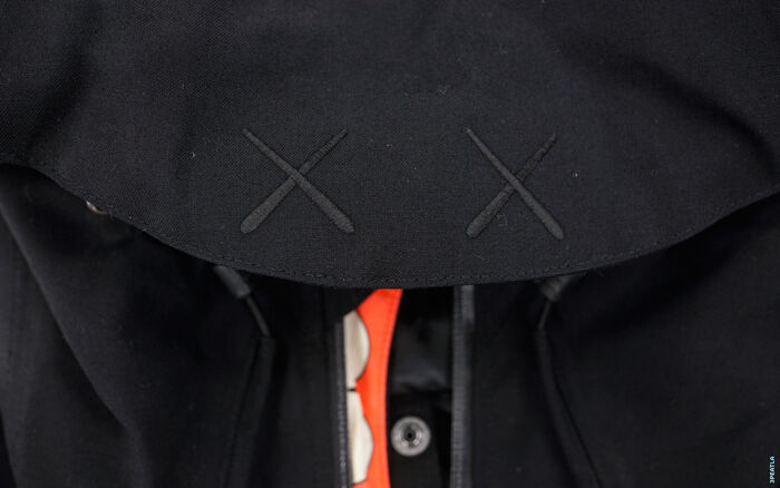 OriginalFake Season 1 X-Eyes Knit Collar Liner Puff Jacket