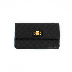 Marc Jacobs Eugenie Quilted Leather Clutch
