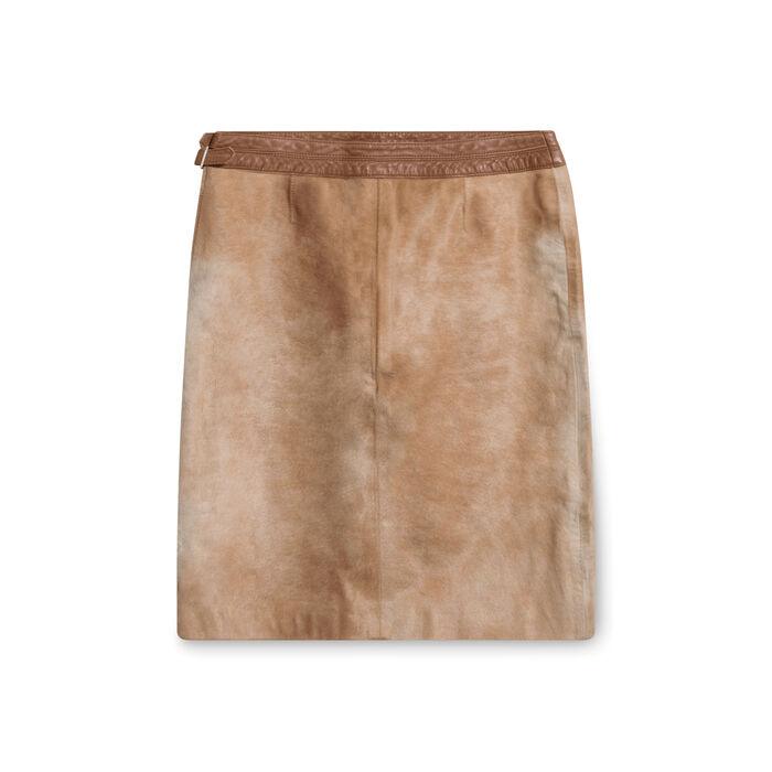 Vintage Carlisle Cowhide Mini Skirt