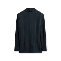 Oversized Blazer Pinstripe