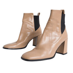 Via Spiga Tan Ankle Boot