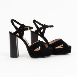 Lanvin Suede Platform Sandals