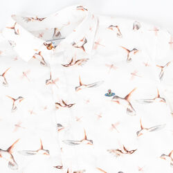 Vivienne Westwood Man All-Over Bird Print Button Up Shirt