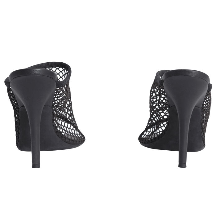 Yeezy Season 6 Graphite Mesh Heels