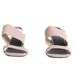 Via Spiga Nude Block Heels