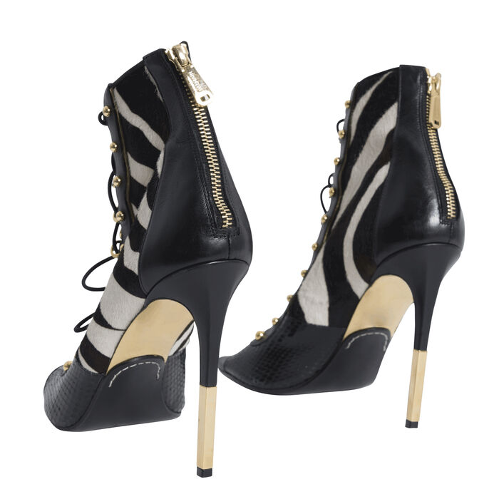 Balmain Fall Winter 2017 Zebra Heels