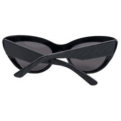 Balenciaga Cat Eye Black Acetate Logo Sunglasses