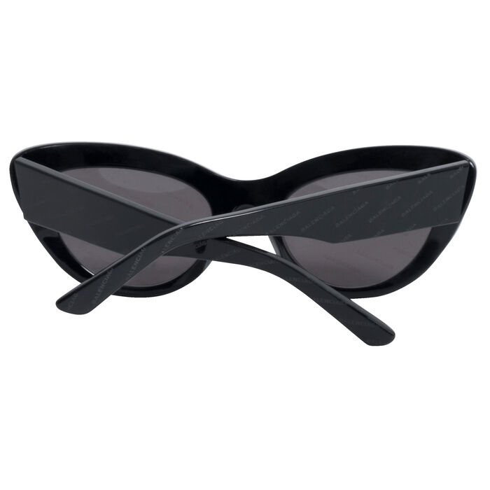 Balenciaga Cat Eye Black Acetate Logo Sunglasses