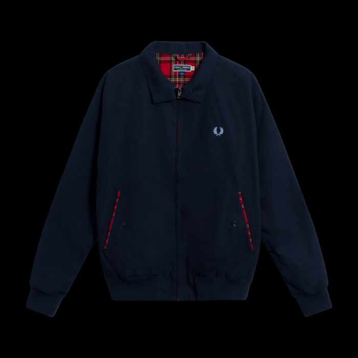 fred perry navy harrington jacket