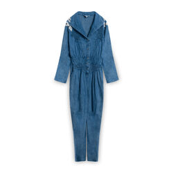 Vintage Michelle Stuart Denim Jumpsuit