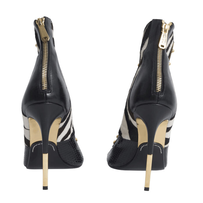 Balmain Fall Winter 2017 Zebra Heels