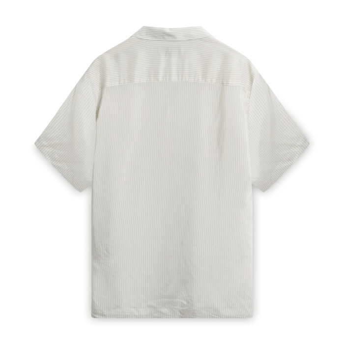 Second/Layer Striped Button-Up Shirt
