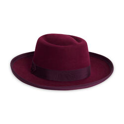 Helen Kaminski Maroon Felt Hat
