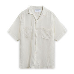 Second/Layer Striped Button-Up Shirt