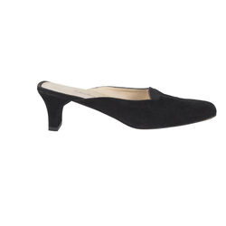 Salvatore Ferragamo Black Velvet Mules