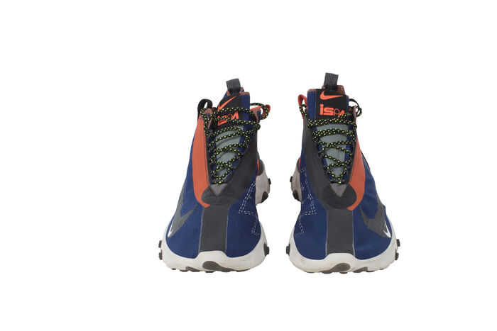 Nike Men's React Runner Mid WR ISPA Blue Void/Team Orange Synthetic