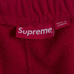 supreme sweatpants red