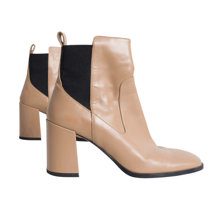 Via Spiga Tan Ankle Boot