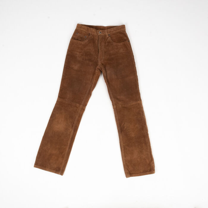 Skotts Suede Brown Pants