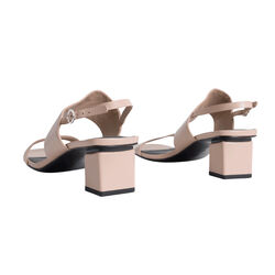Via Spiga Nude Block Heels