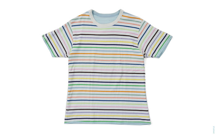 Rainbow Border Busy Works Reversible Tee