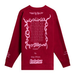 Daisies Crewneck by Chris Lloyd- Red