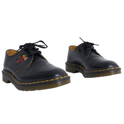 Vintage Dr. Marten's Supreme Shoes with Heart Cross-stitching