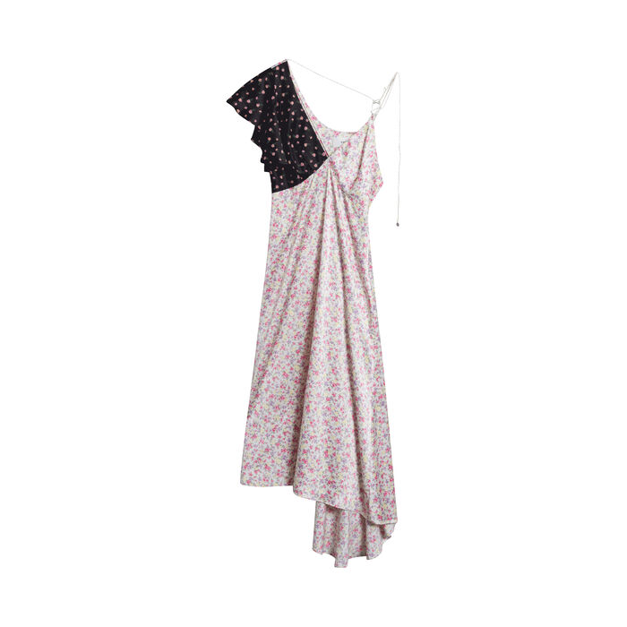 KkCo Floral Asymmetrical Dress