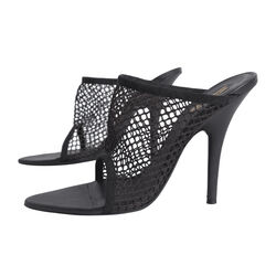 Yeezy Season 6 Graphite Mesh Heels