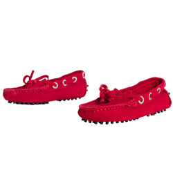 Superga Red Driving Shoes