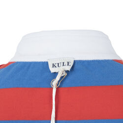 Kule Cotton The Rugby Top In Royal/Poppy