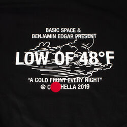 Basic Space x Benjamin Edgar "A COLD FRONT EVERY NIGHT" Hoodie