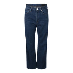 Goldsign- Benefit High-Rise Straight Jeans in Deep Indigo