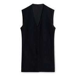 Vintage Wolford Wool Mini Dress - Black